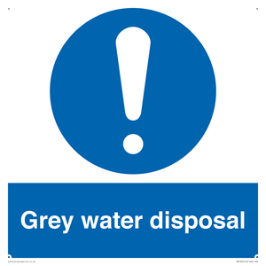 Grey water disposal